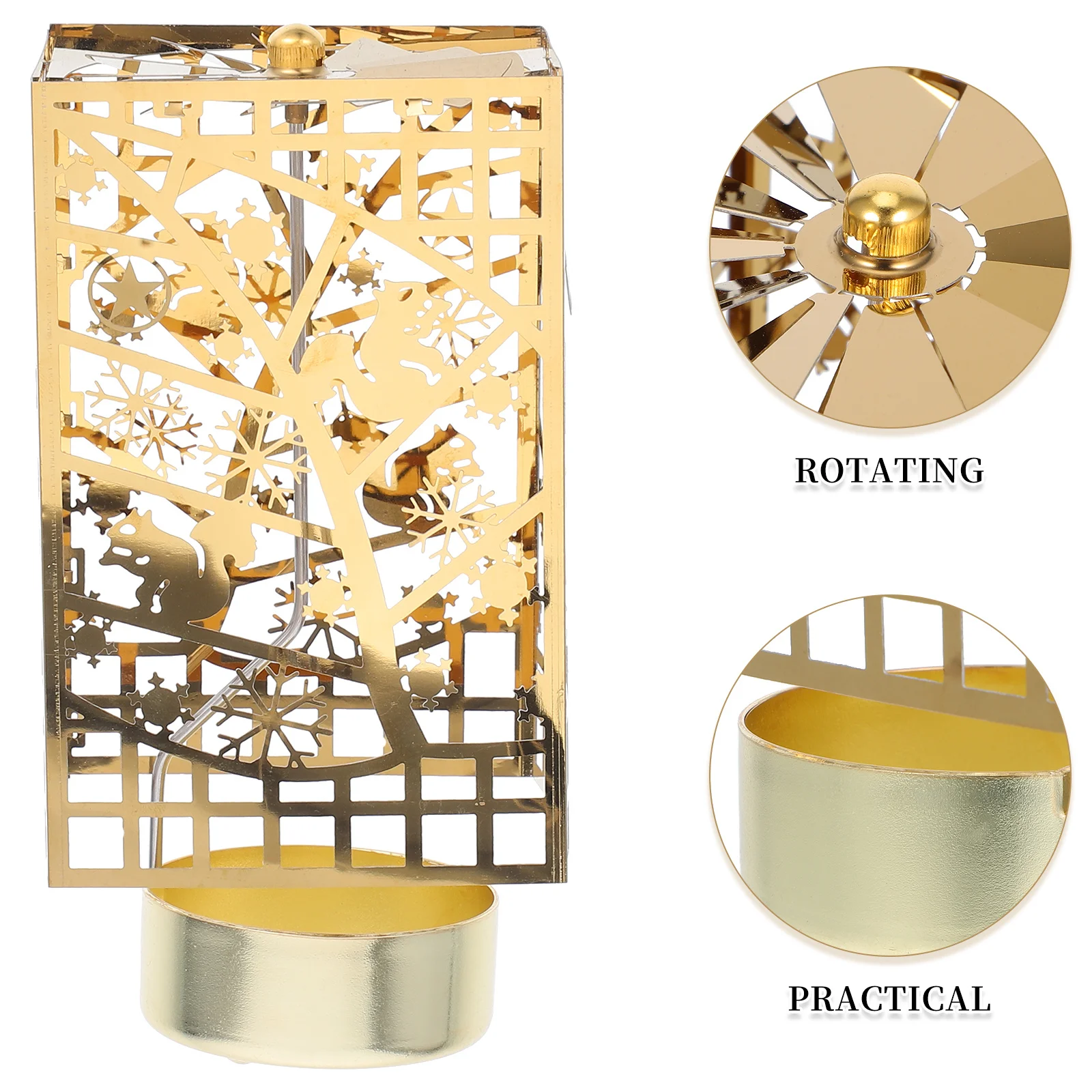 الدورية عيد الميلاد حامل خمر الشاي ضوء الوقوف لقضاء عطلة حفل زفاف ديكور المنزل منضدية الزينة