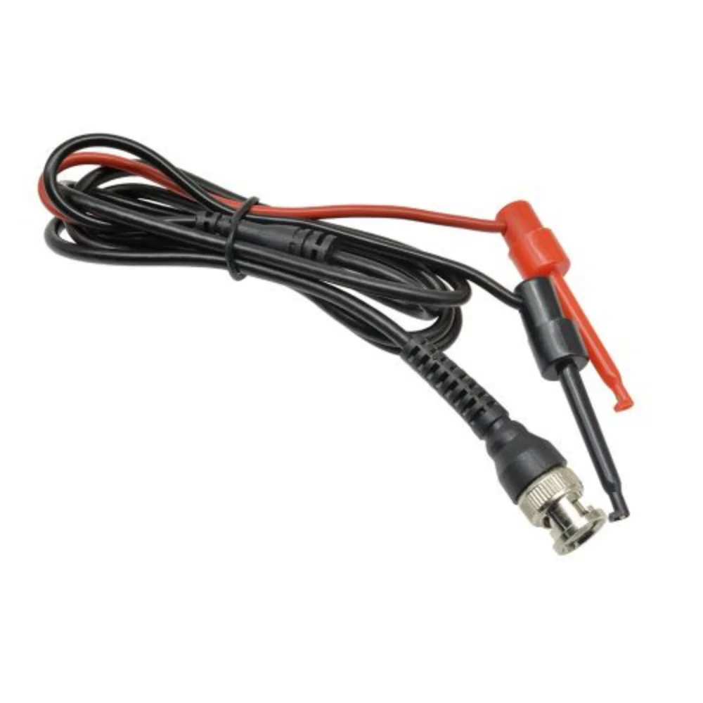 P1007 BNC spina maschio Q9 a doppio gancio Clip oscilloscopio Test sonda cavi 120CM con due Mini sonde con gancio di prova 500V 5A