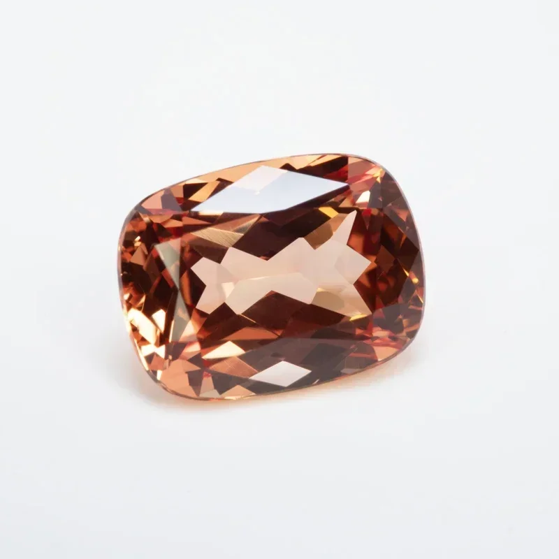 

Lab Grown Sapphire Orange Color Rectangular Cushion Shape Cut VVS1 Charms DIY Jewelry Making Material Selectable AGL Certificate