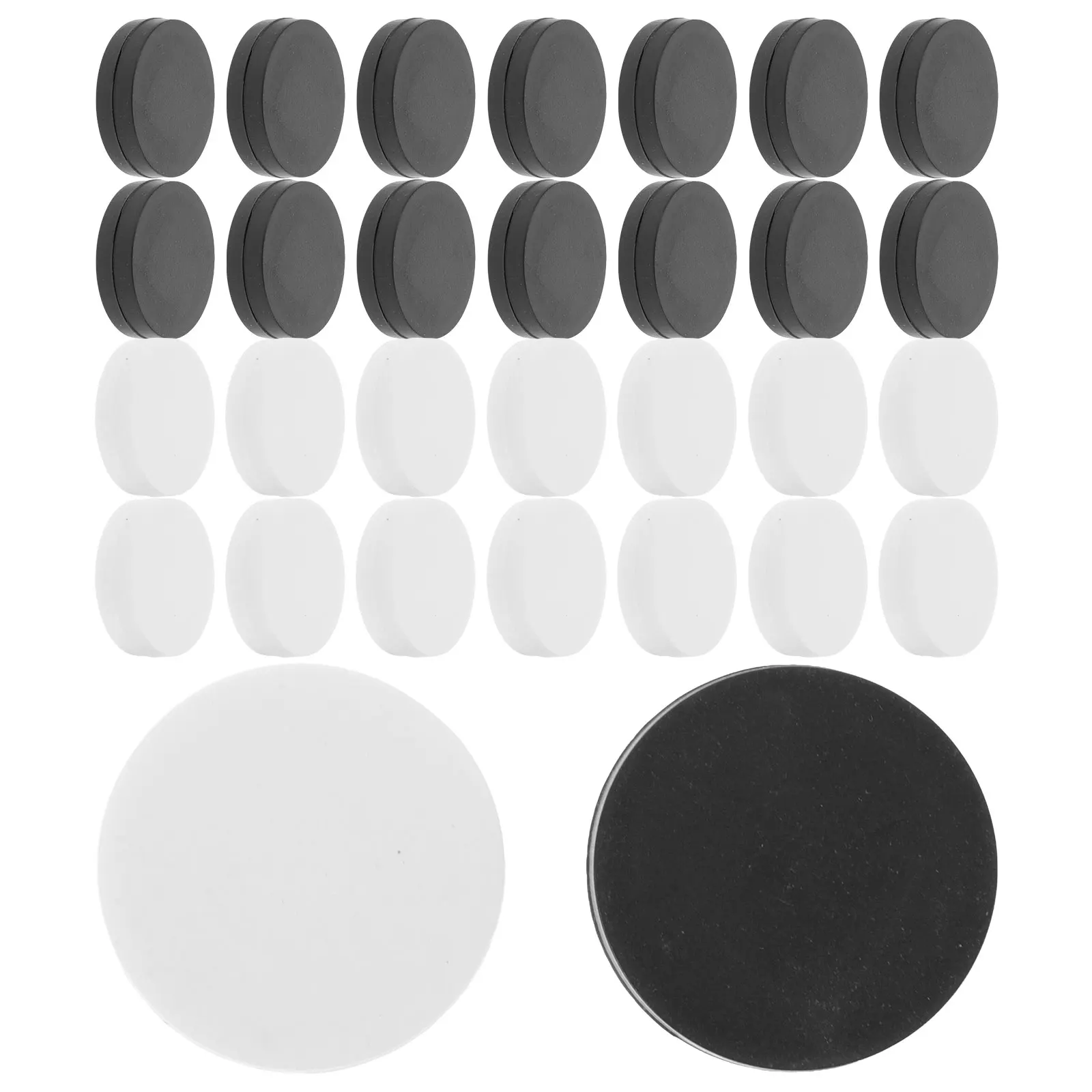 

30pcs Plastic Checkers Pieces Pieces Board Game Pieces Round Pieces Game Accessory A