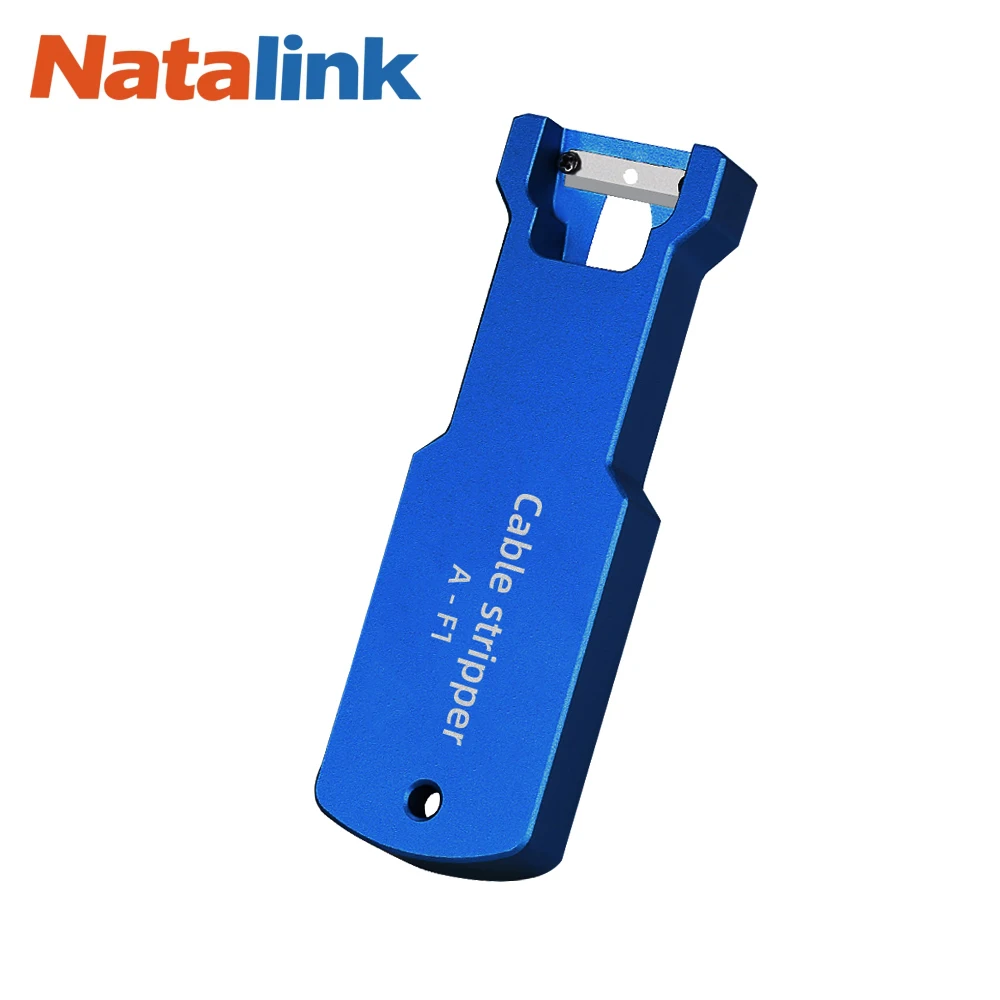 Natalink AUA-F1 Optical Fiber Cable Stripper Tool Longitudinal Sheath Slitter for 8.5mm to 14mm Cable Jacket Cutting FTTH Tool