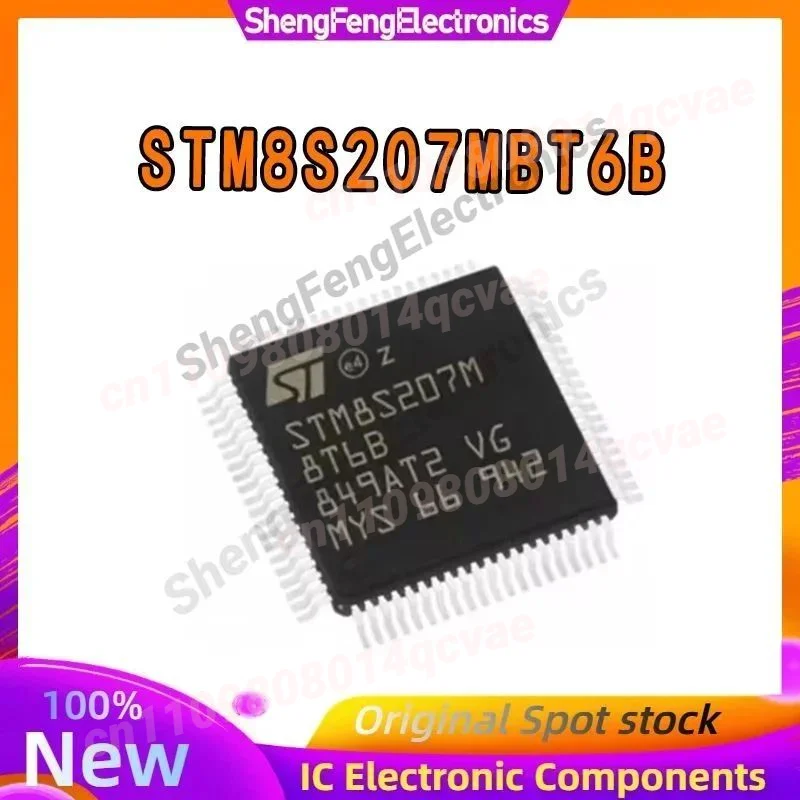 5PCS STM8S207MBT6B STM8S207MBT6 STM8S207MB STM8S207 STM8S STM8 STM IC MCU Chip LQFP-80 in Stock 100% New Origin