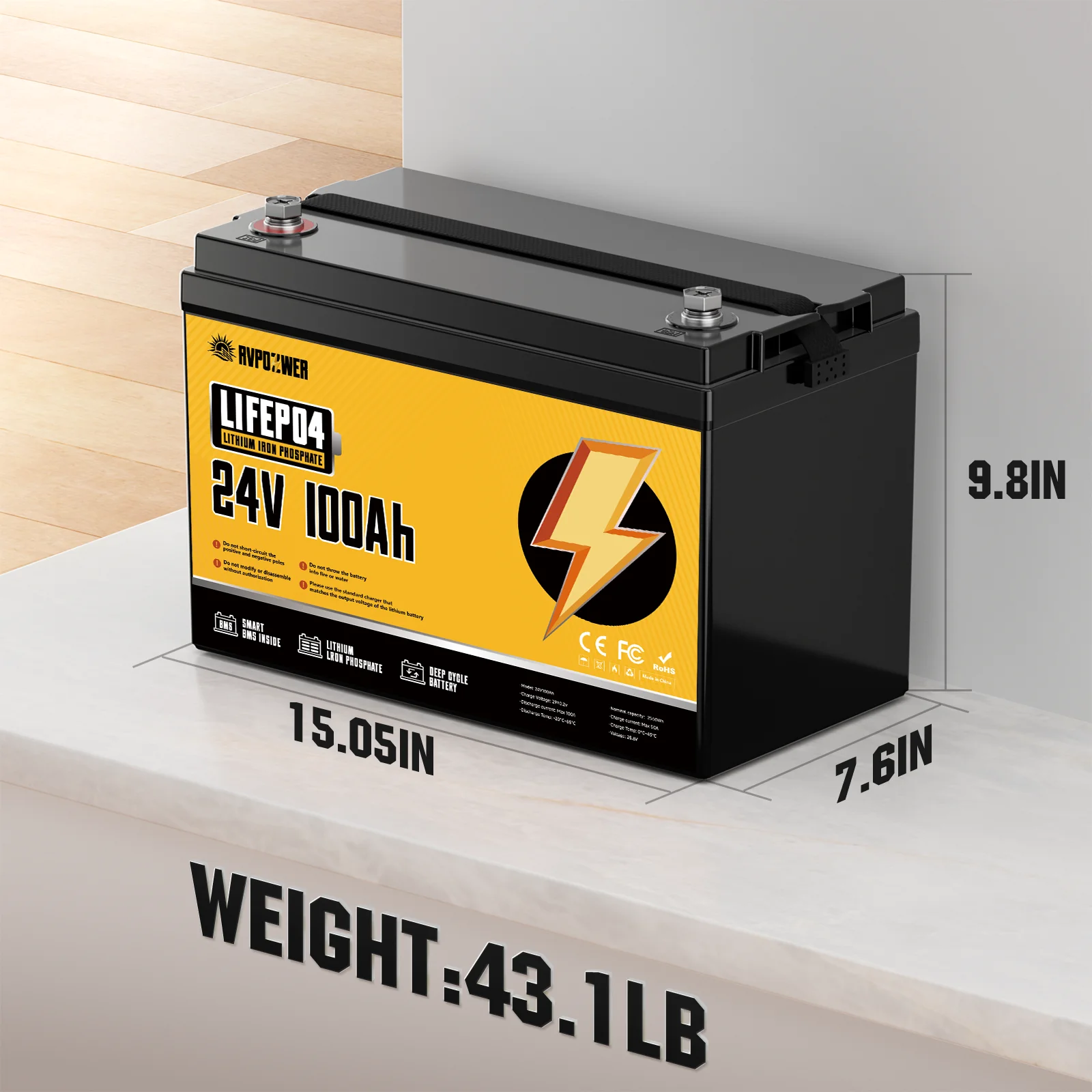RVPOZWER 24V 100Ah 2560Wh 리튬 L - Lifepo4 Battery 24V 100Ah Trolling Motor 리뷰 및 가격