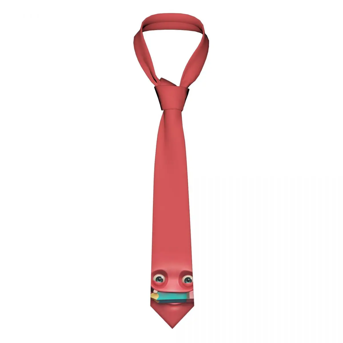 

Funny Expression IndianRed Men Women Neckties Skinny Polyester 8 cm Classic Neck Ties for Mens Shirt Accessories Gravatas Office