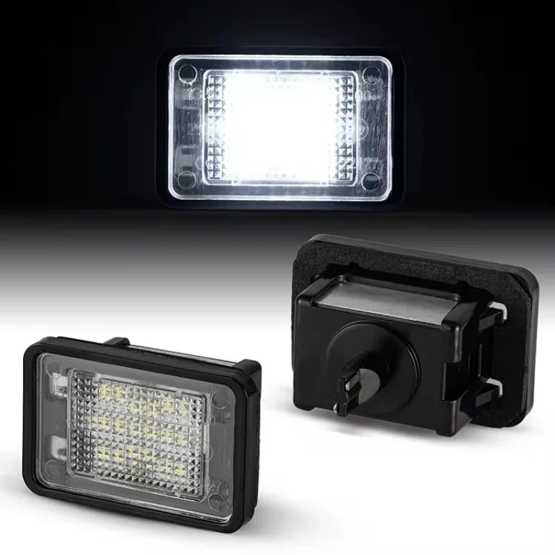 

2 шт. белых светодиодных фонарей подсветки номерного знака для Mercedes-Benz C-класса W203 4-дверный 2001-2007, R230, W209, C209, A209, SL, CLK-класса