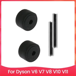 2 PCS Axles & Rollers Heads Little Shaft Wheels Replacement For Dyson V6 V7 V8 V10 V11 Vacuum Cleaner Parts
