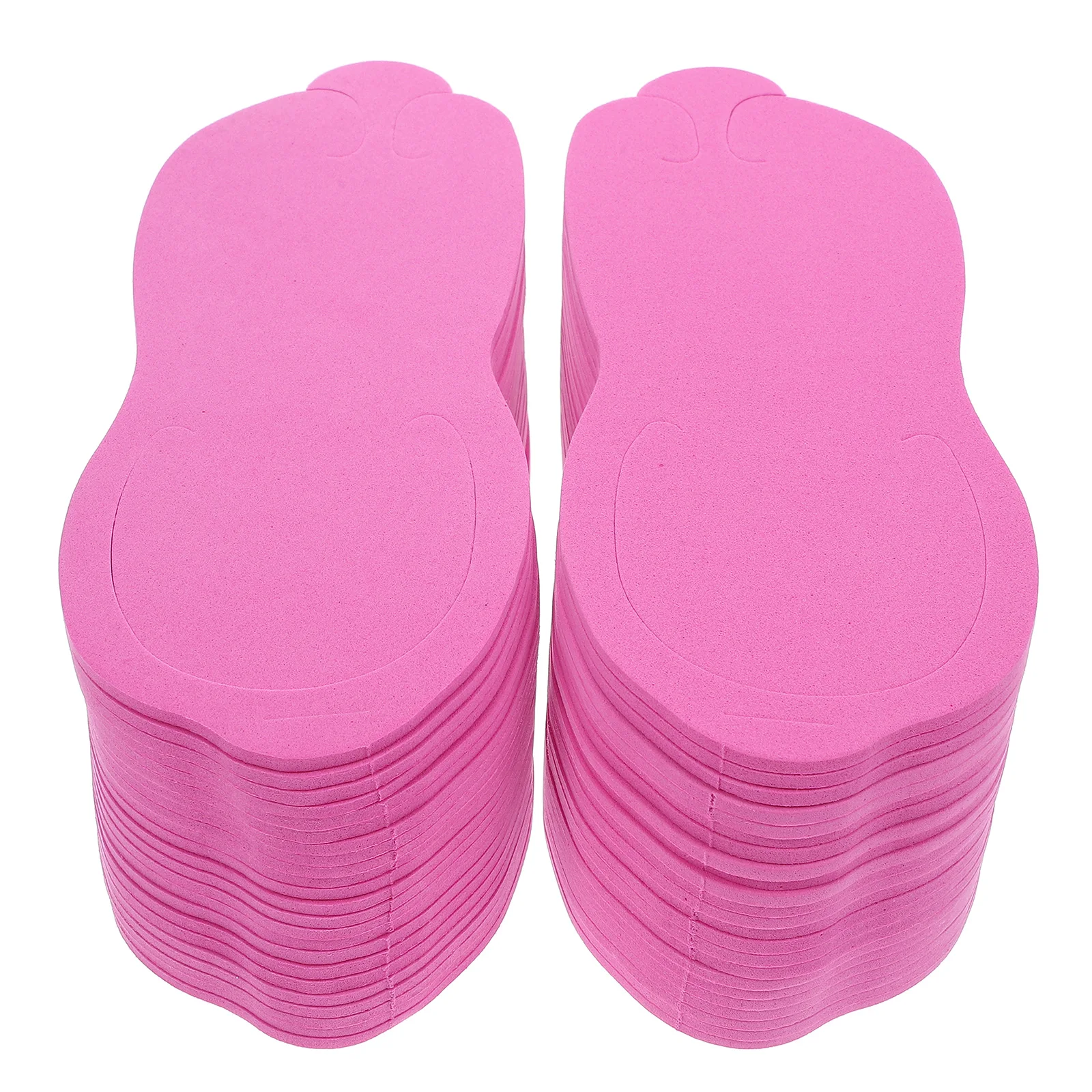 

24 Pairs Disposable Manicure Slippers Foldable EVA Guest Shower Travel Comfort Durable Hygienic Women Pink Spa