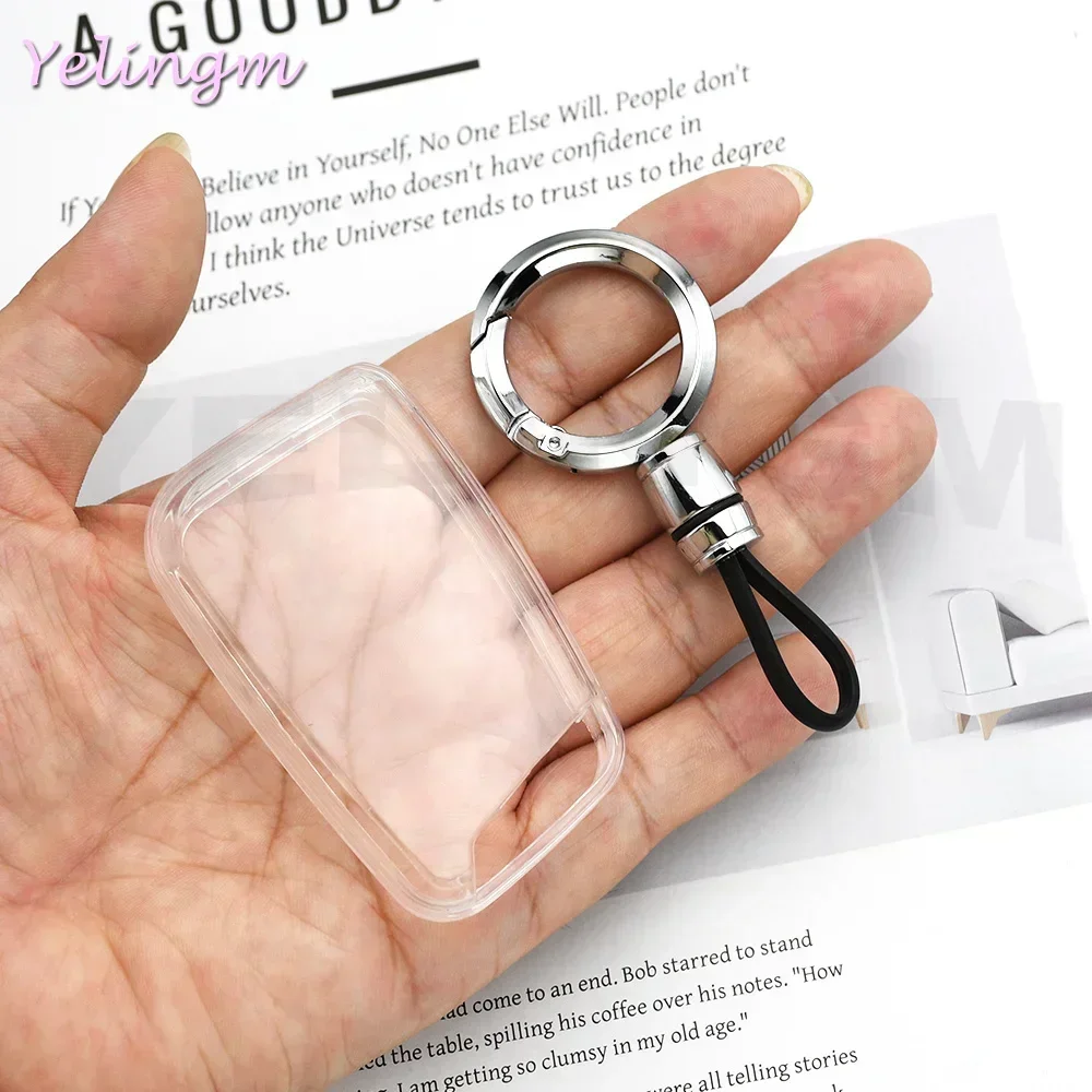 Transparent TPU Car Key Case For Skoda Kodiaq Fabia Karoq Octavia Seat Ateca for VW Volkswagen Passat B8 Taos Polo Tiguan