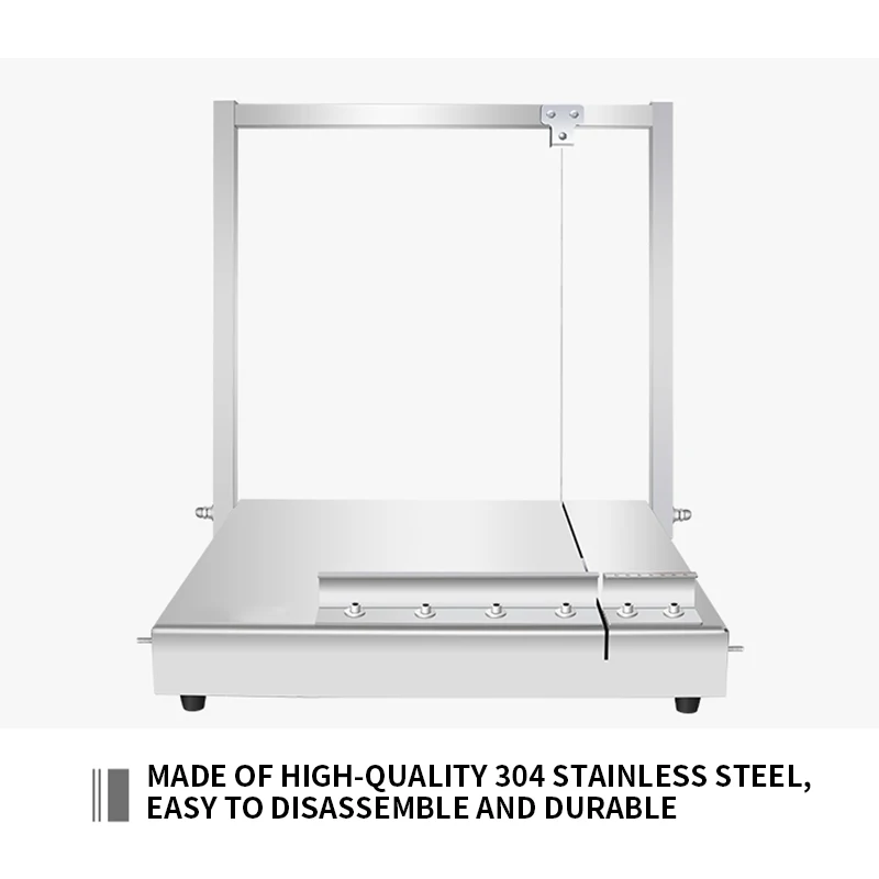 304 สแตนเลสเครื่องตัดเนยเครื่องตัดชีสเครื่องตัดช็อกโกแลตเบเกอรี่เครื่องมือเดสก์ท็อปคู่มือเครื่องตัดเนยสแตนเลส