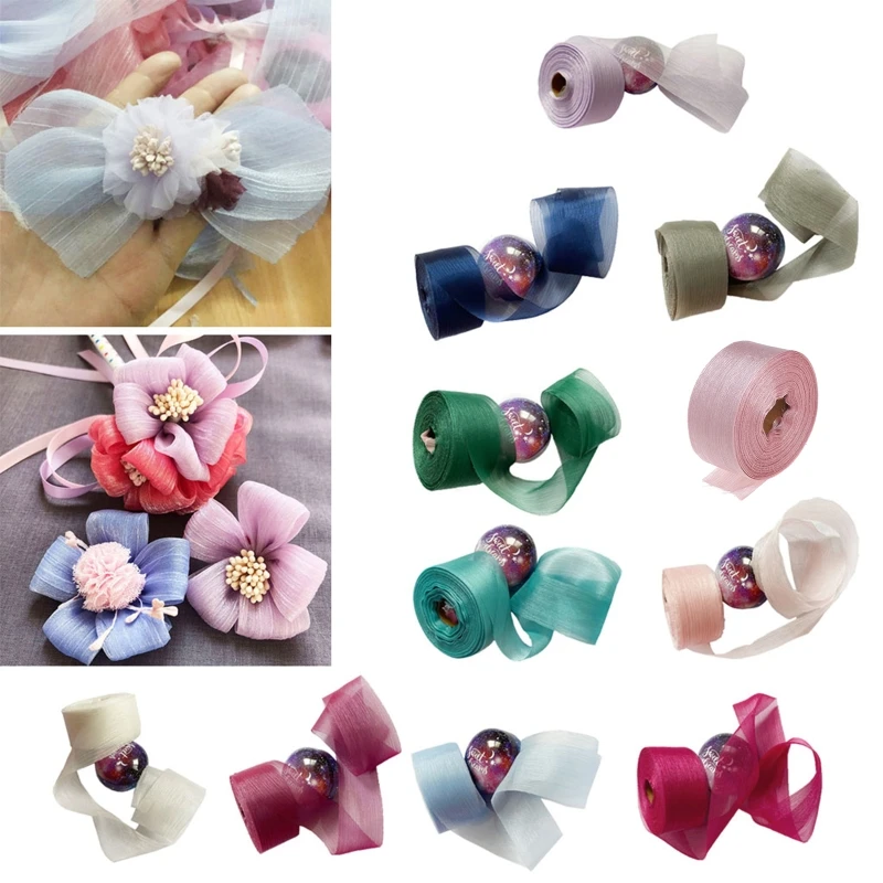 Organza Ribbon Packing Ribbon for Wedding Gift Bouquets Wrapping Party