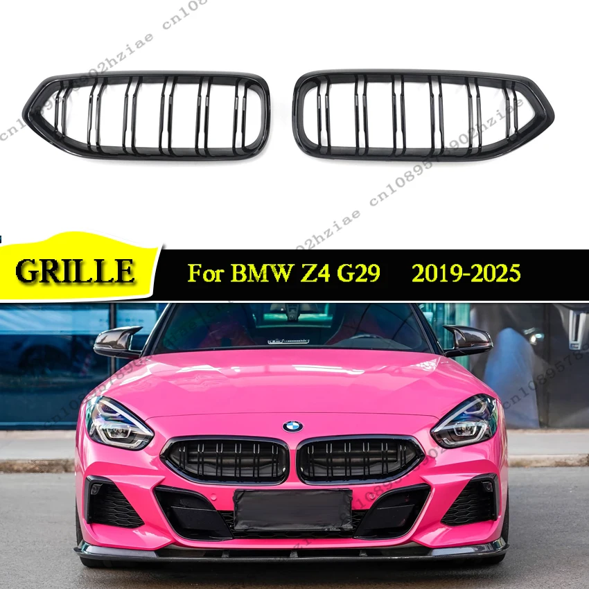 

Front Bumper Kidney Grille Racing Grills Black Diamond Grille For BMW Z4 G29 20i 30i M40i 2019 2020 2021 2022 2023 2024 2025