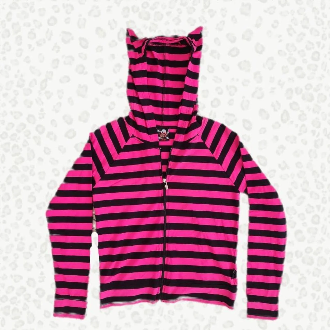 

Kawaii женские толстовки в полоску розовая толстовка на молнии High Street свободные с длинными рукавами Femme винтажная одежда Y2k топы большого размера с капюшоном