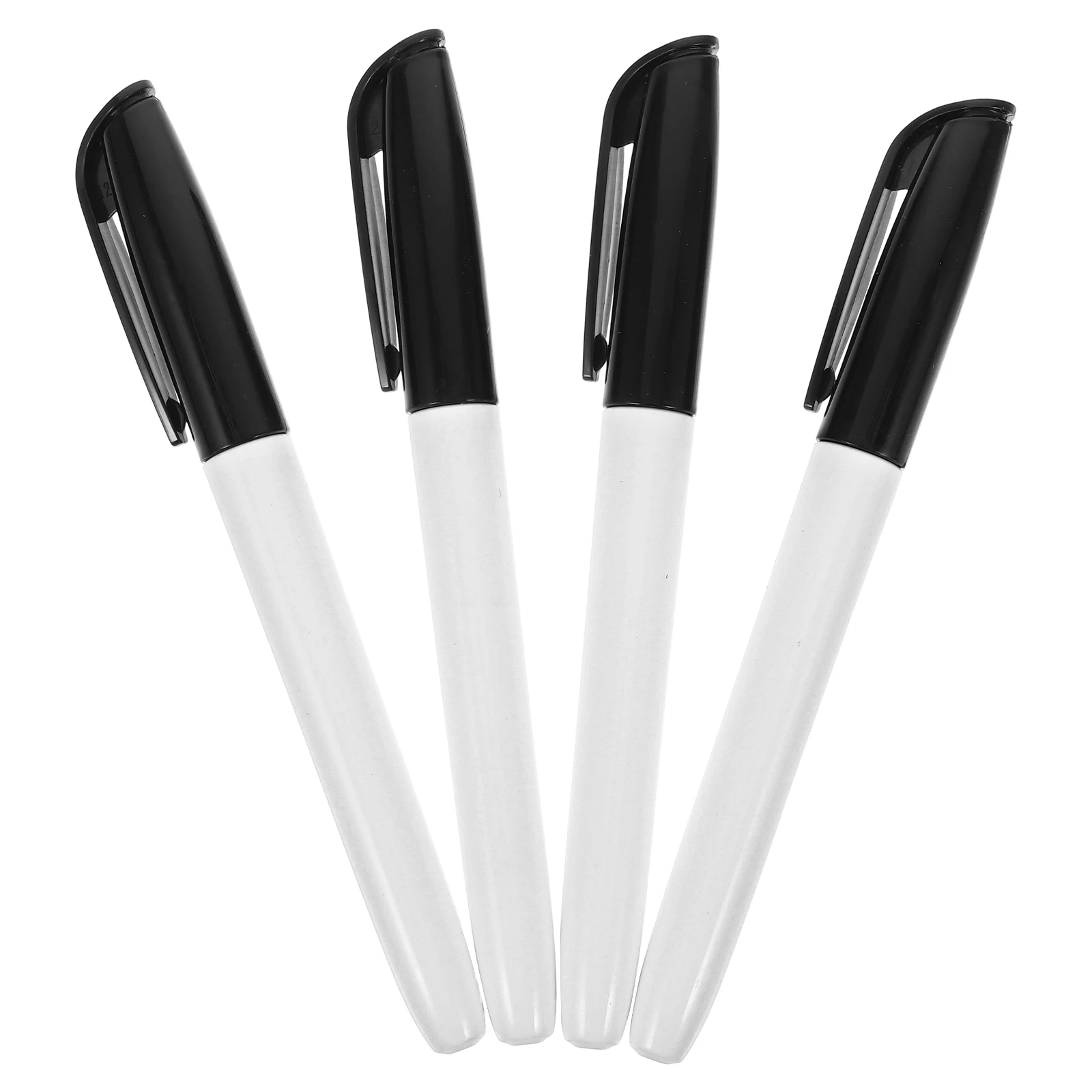 4 pçs gravável caneta molhada sala de aula marcadores de quadro branco canetas apagáveis a seco escritório