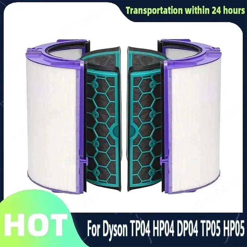 Carbon Filter For Dyson TP04 HP04 DP04 P05 HP05 Pure Cool Hepa Purifier Sealed Two Stage 360 Degree Filter System Accessories