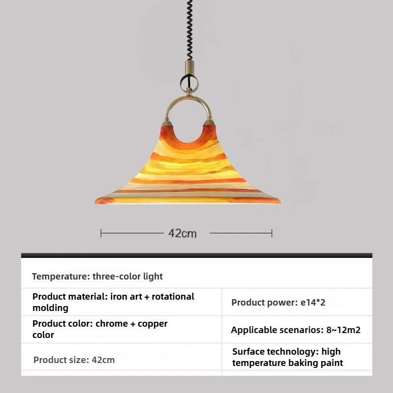 الشمال مطعم قلادة ضوء قابل للسحب قابل للتعديل الفرنسية الرجعية نمط باوهاوس غرفة المعيشة غرفة نوم دراسة تركيبات الإضاءة