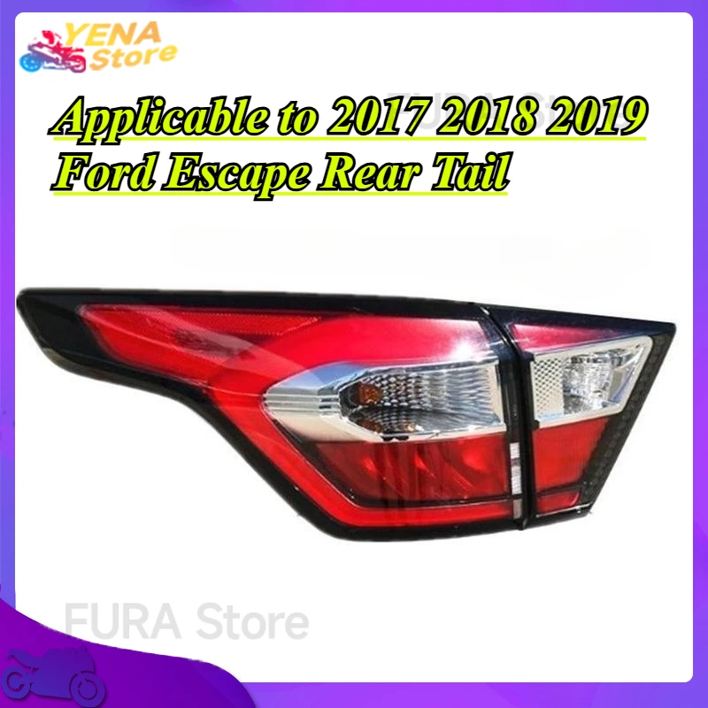 

Подходит для Ford Escape 2017 2018 2019, задний фонарь в сборе, левый и правый фонарь двери багажника, фонарь на крыло, автоматический светодиодный стоп-сигнал