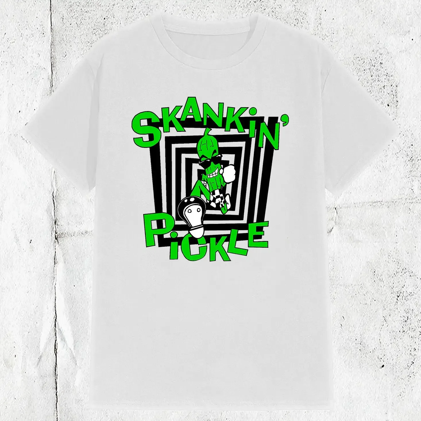 Vintage 90s Skankin' Pickle Band T shirt