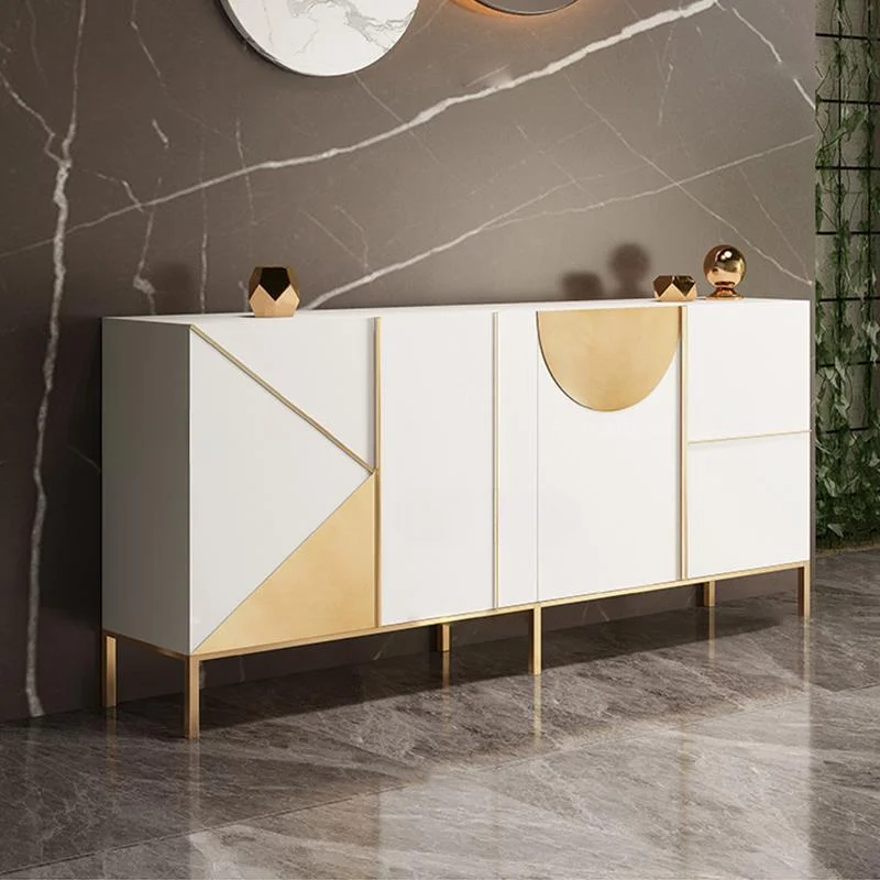 Design New Durable Floor Storage Cabinet Handle Solid Wood Sideboard Custom Luxurious Console Table For Hallway In High Quality