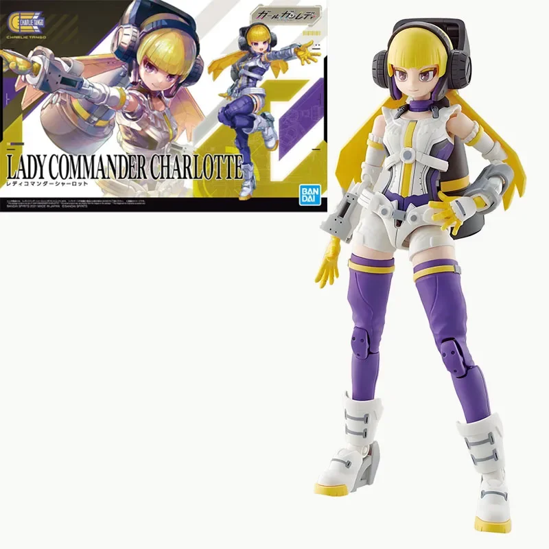 

Genuine Bandai Original Bullet Girl LADY COMNANDER BIANCA CHARLOTTE DAISY ALICE Anime action figure assembly toy gift collection