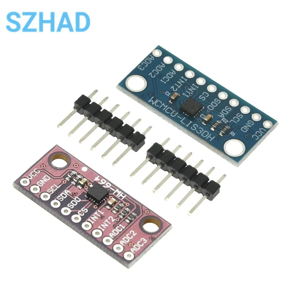 CJMCU- LIS3DSH High-resolution Three-axis Accelerometer Triaxial Accelerometer Module Temperature Sensor LIS3DH