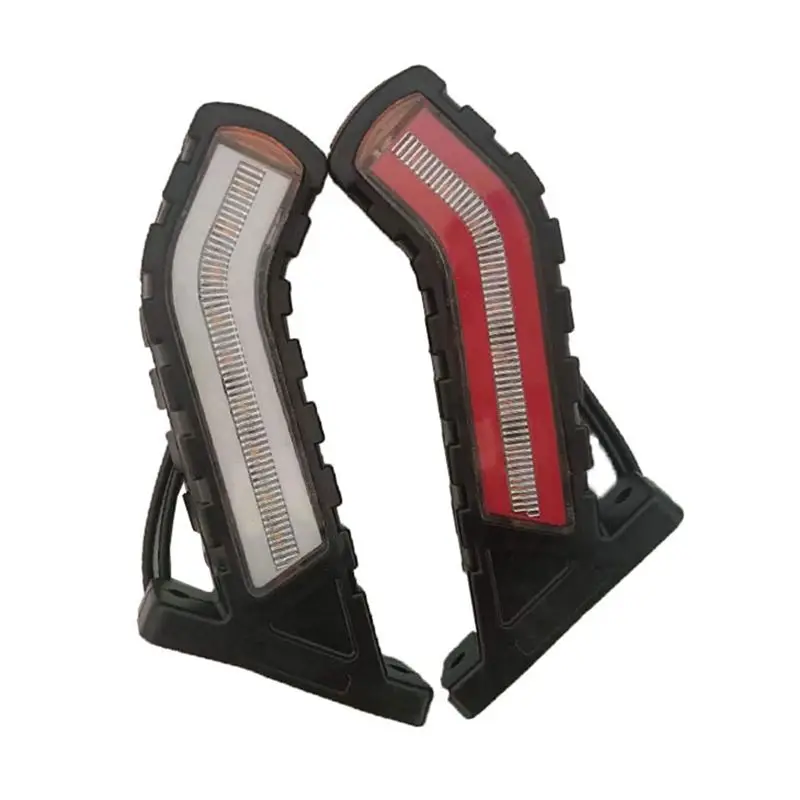 

Compact Truck Side Lights Running Water Tail Lights Neon Stalk Side Marker Lamp 24V, 2Pcs