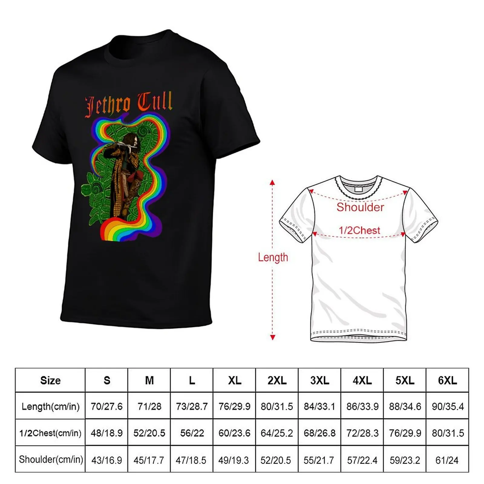 Jethro Tull no frame T-Shirt Blouse customs design your own T-shirt men