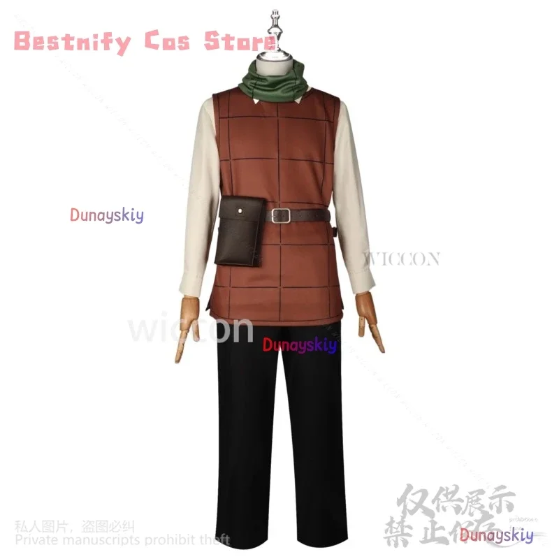 CosplayAnime Delicious In Dungeon Cosplay Chilchuck Tims disfraz uniforme bufanda camisa guantes pelucas para Halloween Navidad personalizado