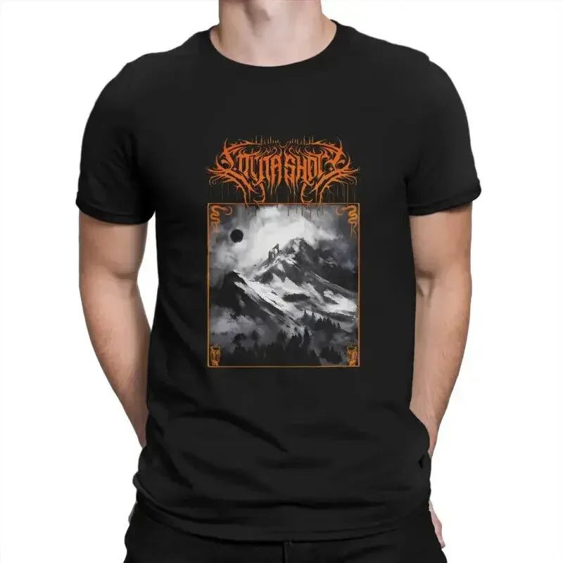 Men Genres Deathcore Logo Wallpaper T Shirt Lorna Shore Pure Cotton Clothing Hu