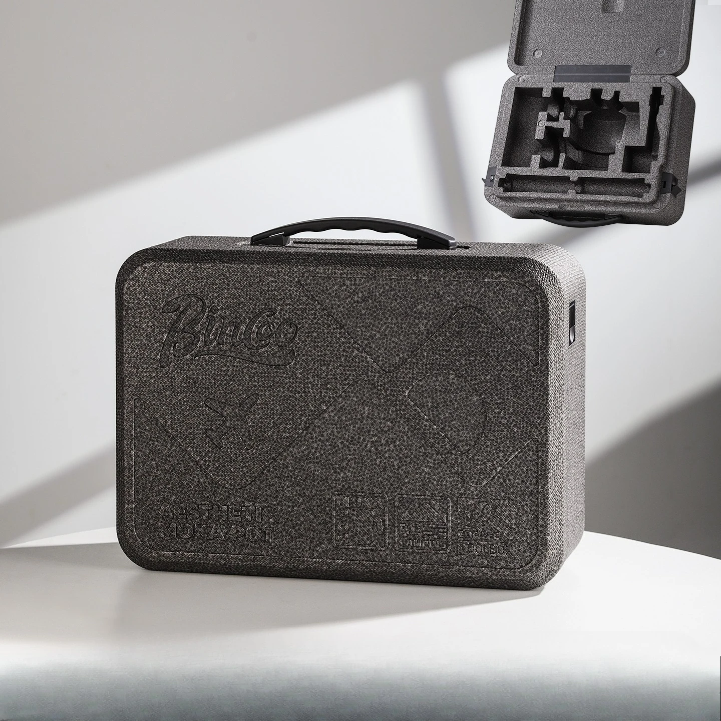 Coffee Equipment Travel Bag - Borsa Portaoggetti per Caffè Bincoo –
