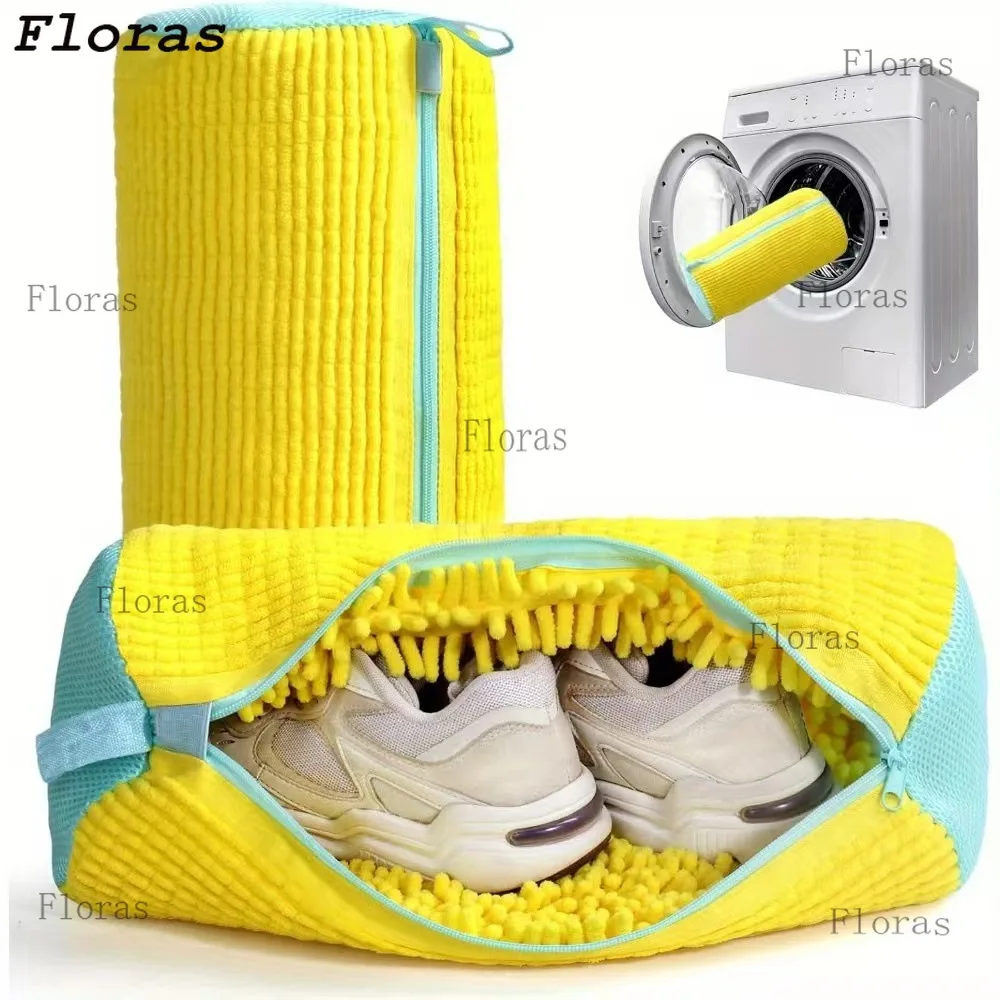 

Laundry Bag Shoe Washing Bag Padded Net Protector For Fluffy Fibers Polyester Machine Friendly Drying Wash Bags For Shoes