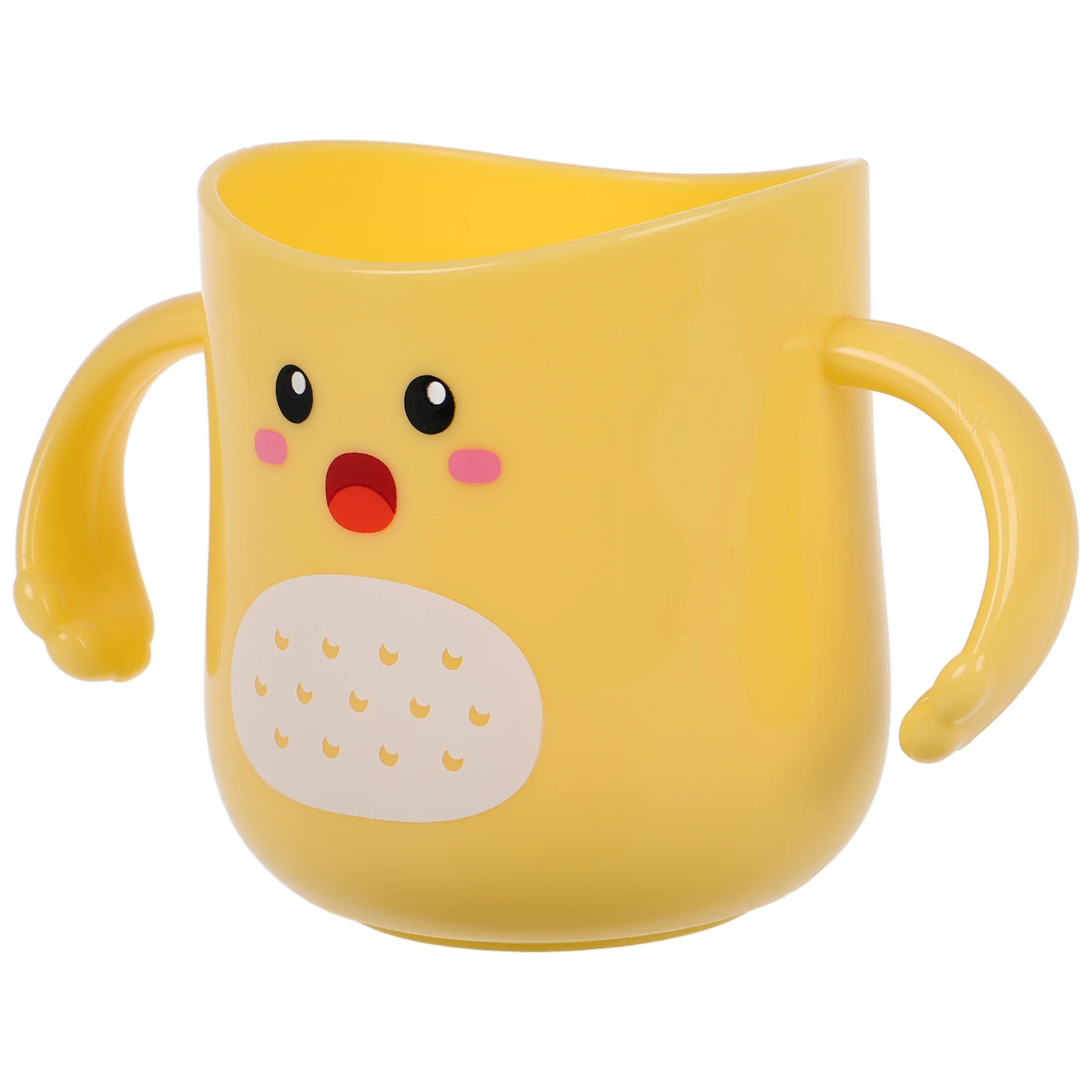 

Children's Toothbrush Cup Durable Cartoon Baby Mugs PP Unbreakable Kids Bathroom Tumbler Wide Mouth Easy Clean Toddler Use