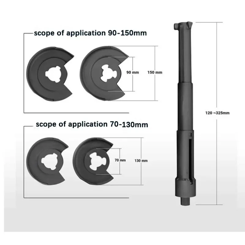 5pc Coil Spring Compressor Telescopic Repair Tool Kit Strut Tool For Mercedes Benz W123 W124 W202