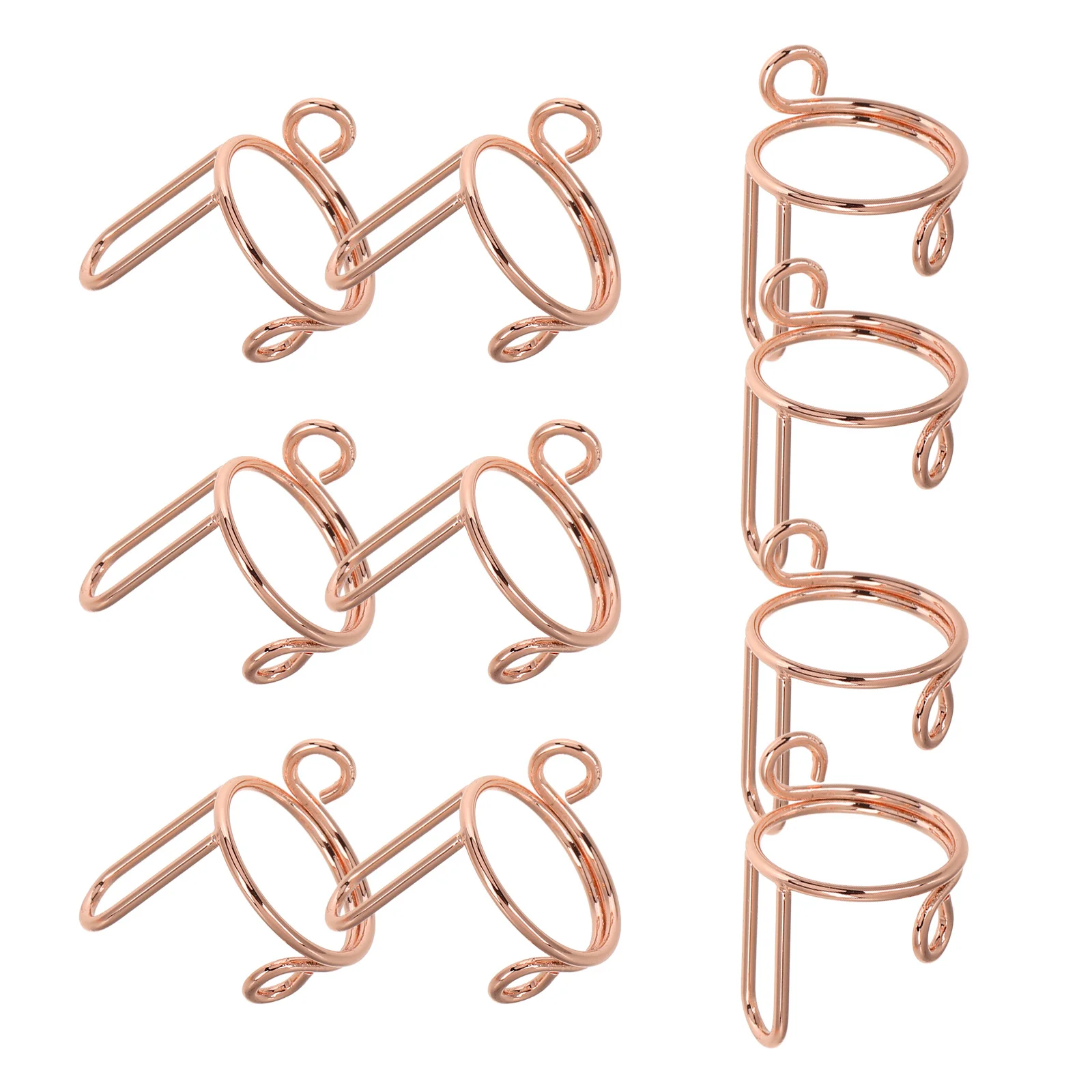 10 stuks verstelbare nagelringen verwijderbare vingertop metalen ringen nep nagelaccessoires manicure sieradenset voor kunstnagels