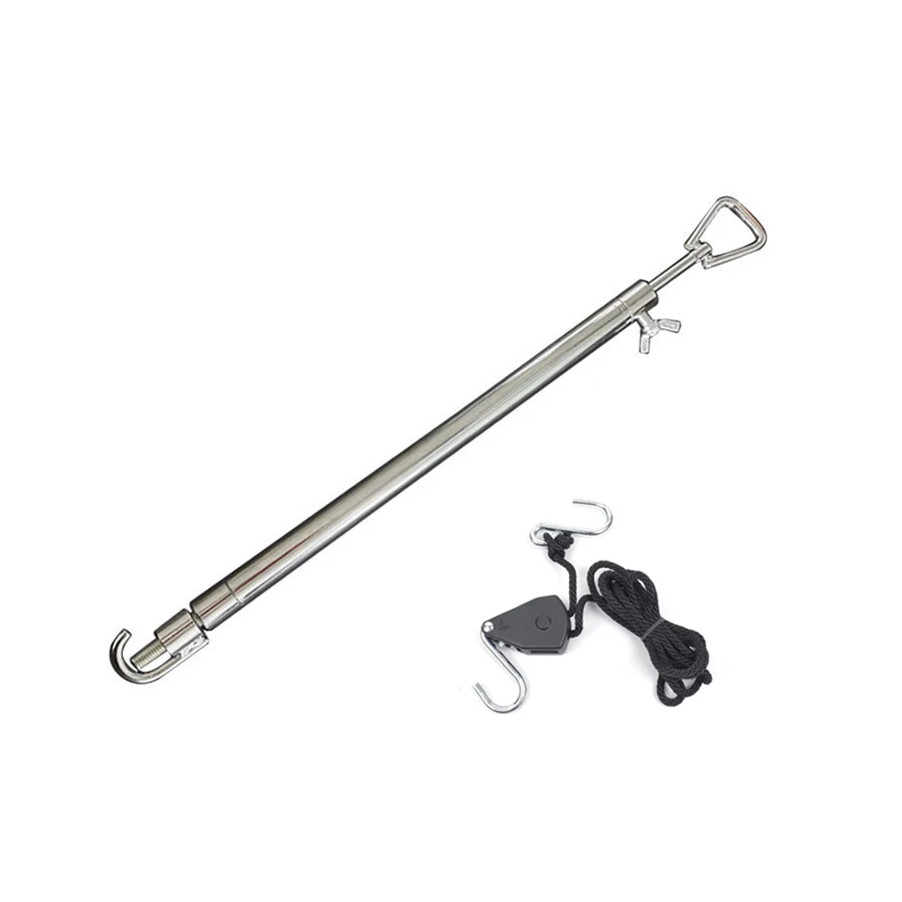 Door Jammer Stainless Steel Hood Prod With Nylon Rope Paintless Dent Repair Accessory Tools