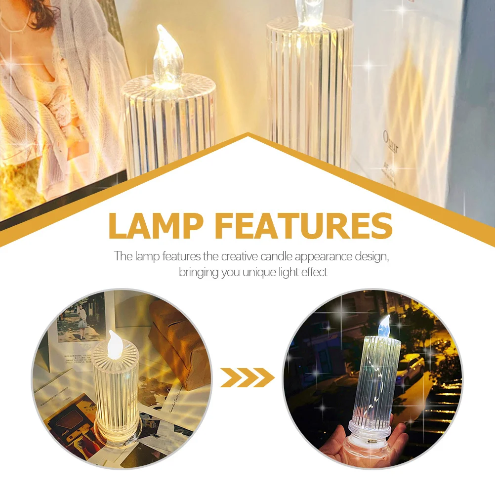 Led Creative Night Lamp For Bedroom Romantic Tabletop Decorative Light Simulation Lamp Bedside Night Light