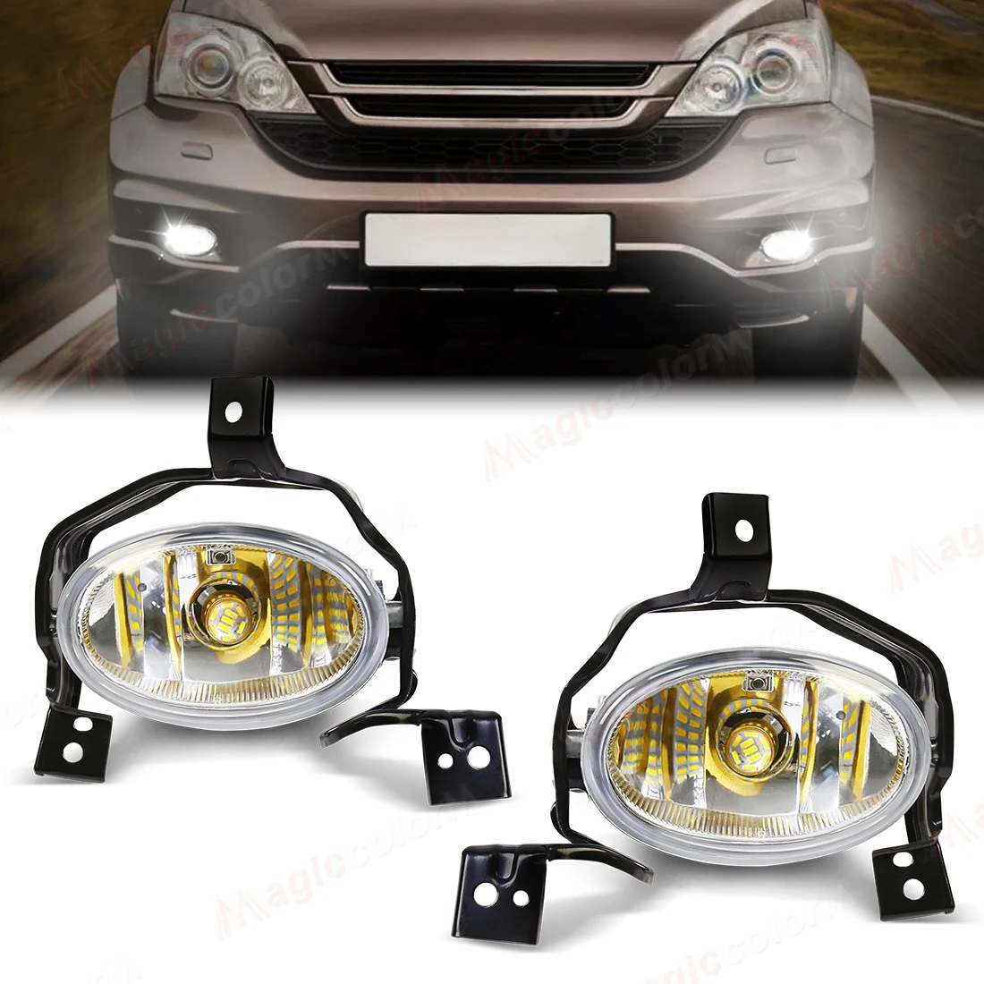 

33950-SWA-H11 33900-SWA-H11 Светодиодные противотуманные фары для Honda CRV CR-V 2010 2011, противотуманные фары, галогенная лампа, фара в сборе, автомобильные аксессуары