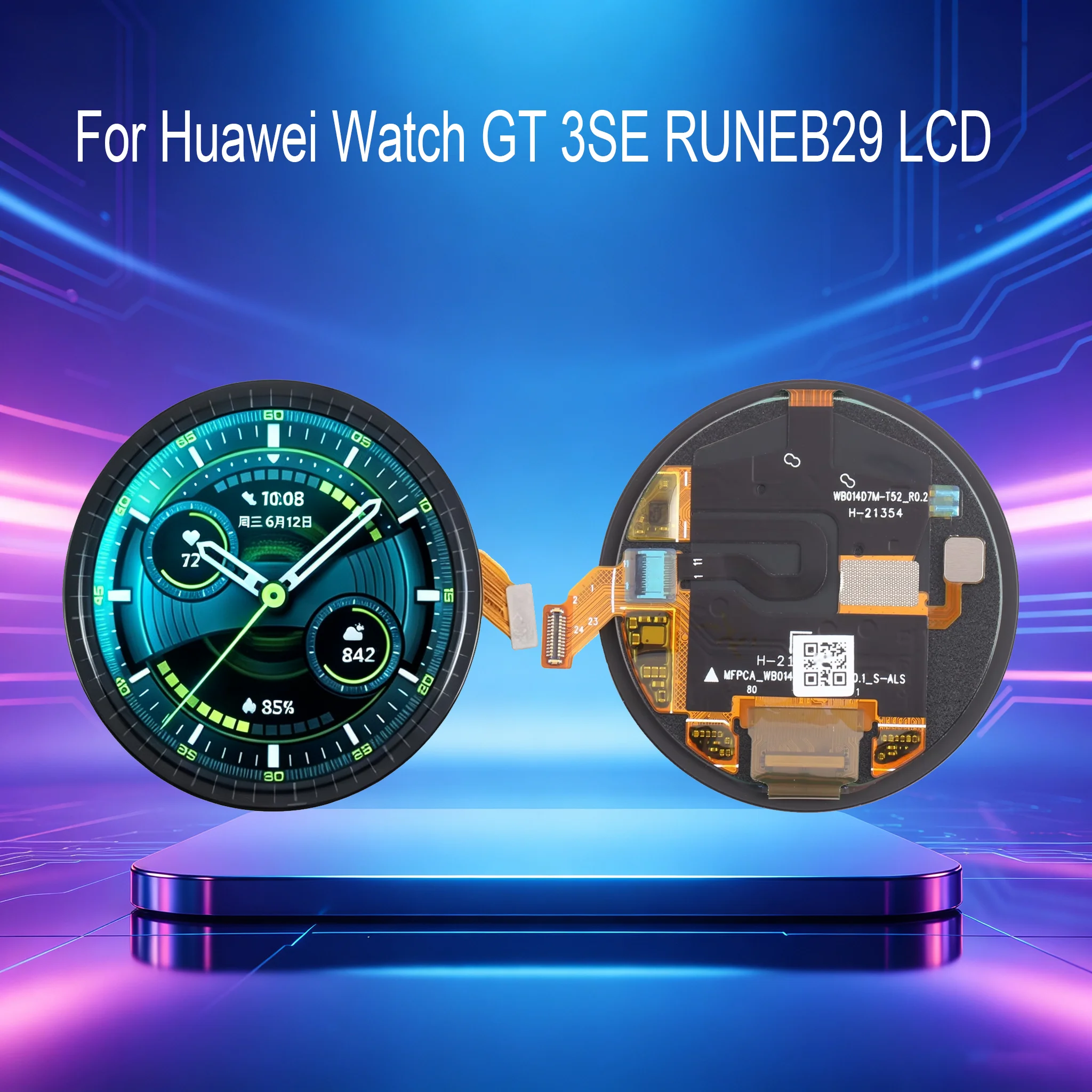 143-インチ-amoled-液晶画面-huawei-社ウォッチ-gt-3se-runeb29-スマートウォッチ液晶ディスプレイタッチスクリーン修理交換部品