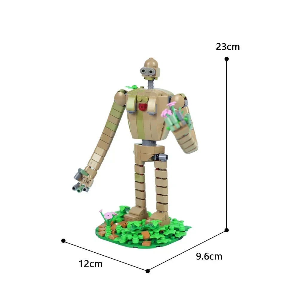 Anime Accessories Laputa Robot Building Blocks MOC-97655 Cartoon Character Mech Assembly Model Puzzle Kids Toy Boy Birthday Gift