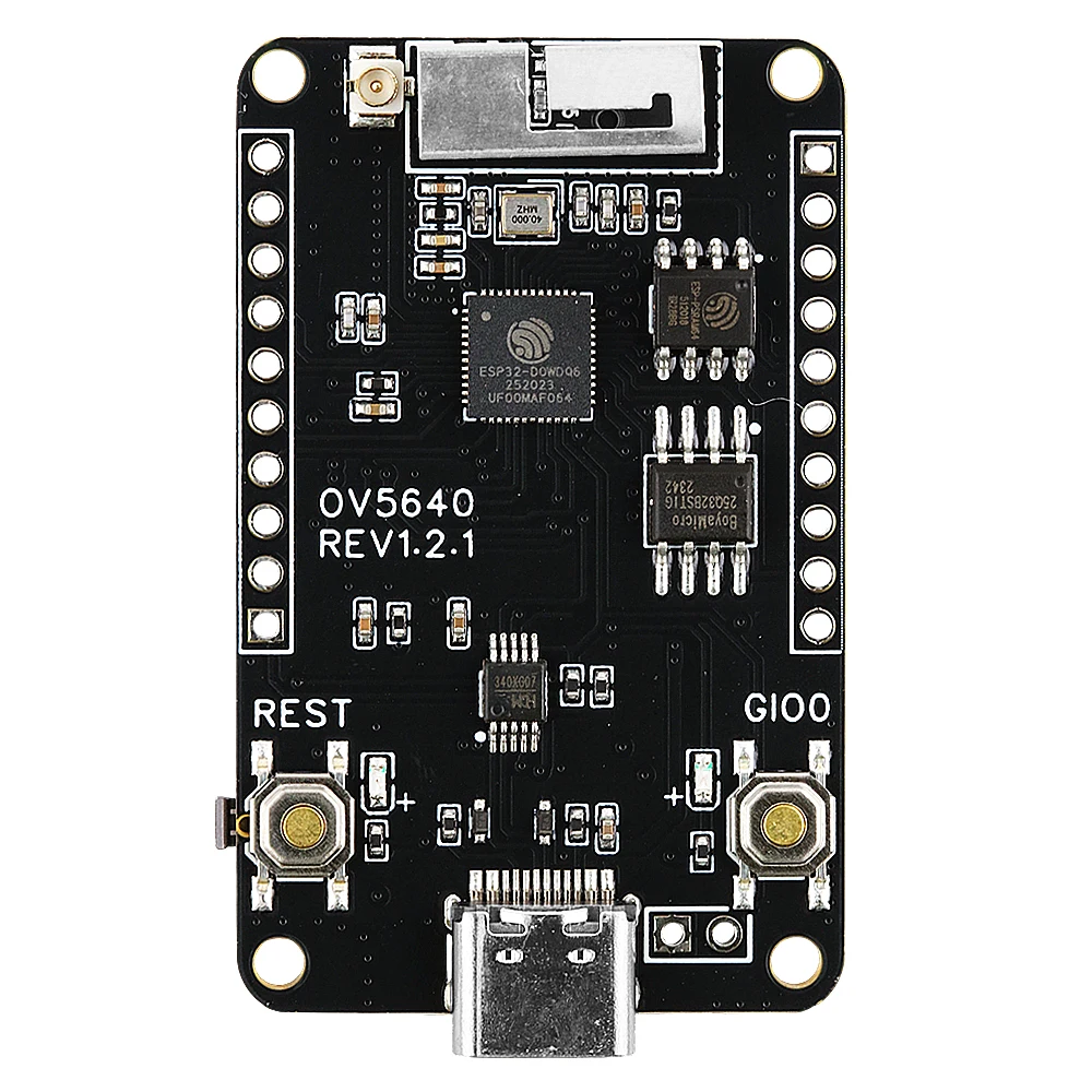 OV5640 ESP32 Zestaw modułów kamery KAM 2,4 GHz WiFi i Bluetooth Płytka rozwojowa typu C 8 MB PSRAM HD 5 MP Automatyczne ustawianie ostrości 66 120 160 stopni — zdjęcie produktu 3