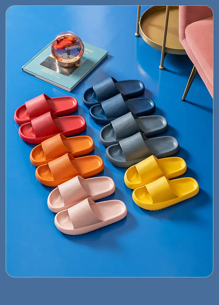 Neue ultraweiche Indoor-Outdoor-Hausschuhe für Damen und Herren, dicksohlige Paar-Flip-Flops für den Innen- und Außenbereich. – Detail 14
