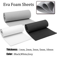 1pcs 1/2/3/5/10mm EVA Foam Sheets,Sound-Absorbing Noise Sponge, Cosplay Craft Material for Model Making