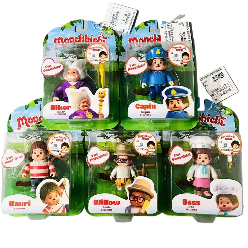

American Anime Monchhichi Cute and Fun Figurine Figurine, Action Figures Toys for Adults and Children As Birthday Gifts