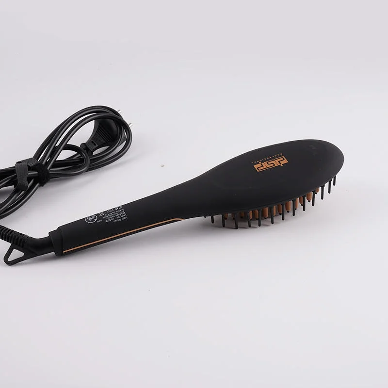 Расческа для выпрямления волос не повреждает волосы, домашний выпрямитель, щипцы для завивки, долговечная электрическая расческа для укладки, фанера