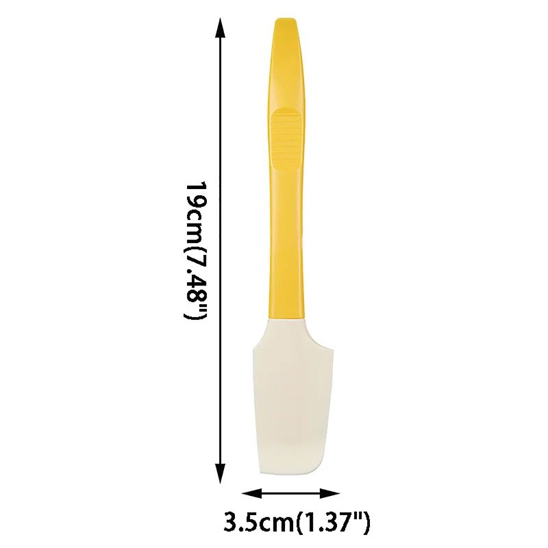 Silicone Mini Kitchen Spatula Cream Butter Cake Spatula Mixing Batter Scraper Brush Butter Mixer Fits All Kinds Of Jars And Cans