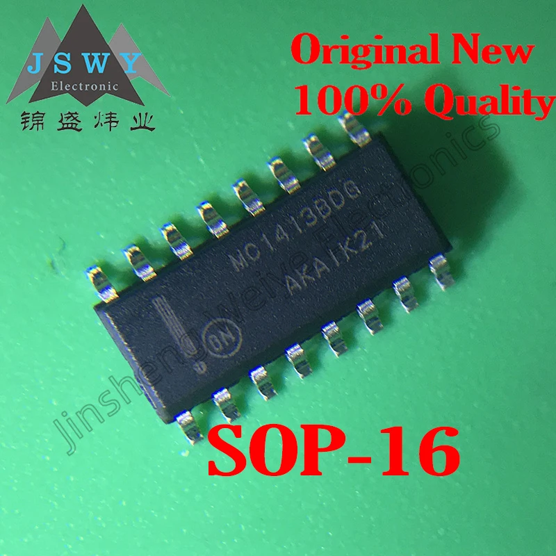 

(30/100pcs) MC1413BDR2G MC1413BDG SOP16 Darlington Transistor Array Chip 100% brand new and original stock Ships Fast!