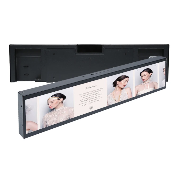 

28 Inch Stretch Bar LCD Display Advertising Equipment Supermarket Shelf Display Digital Lightweight Android-Based
