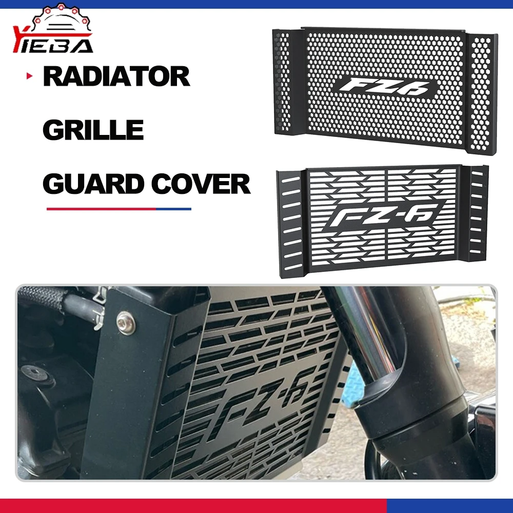 

Для Yamaha FZ-6 FAZER FZ6 Fazer 2007 2005 06-2010 аксессуары для мотоциклов решетка радиатора защитная крышка протектор