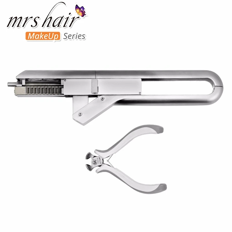 Mrshair High Tech Machine 6D1 6D-1 estensioni dei capelli strumenti per capelli per Salon 6D-1 connettore per capelli con 50g di capelli 40 pezzi pinze fibbie