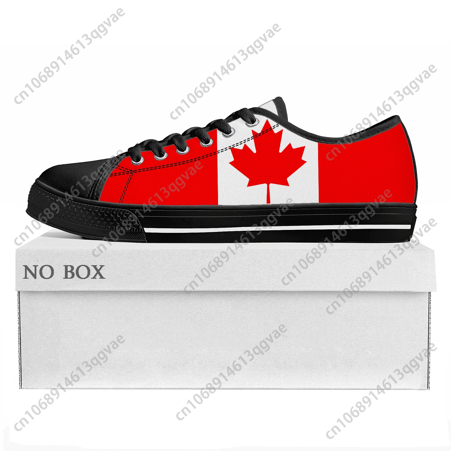 Canadian Flag Low Top High Quality Sneakers Mens Womens Teenager Canvas Sneaker Canada Prode Casual Couple Shoes Custom Shoe