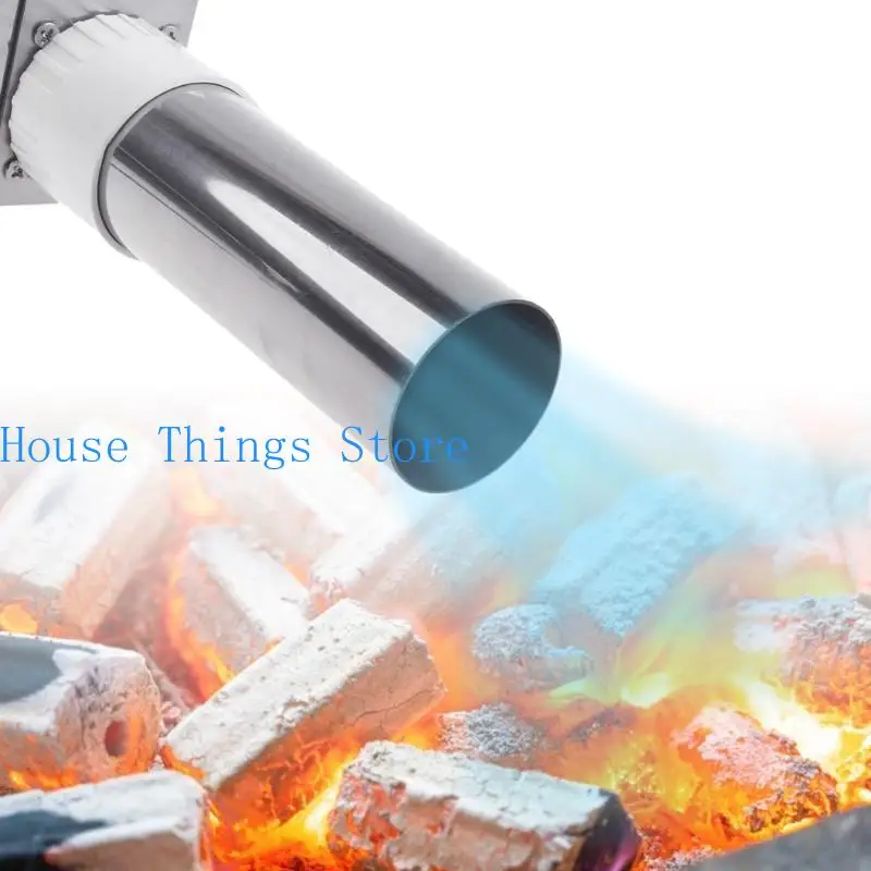 

652F 12V Blower Electric Portable Blower Grill Starter Flame Exciter Campfire Cooking Tool For Bbq Outdoor